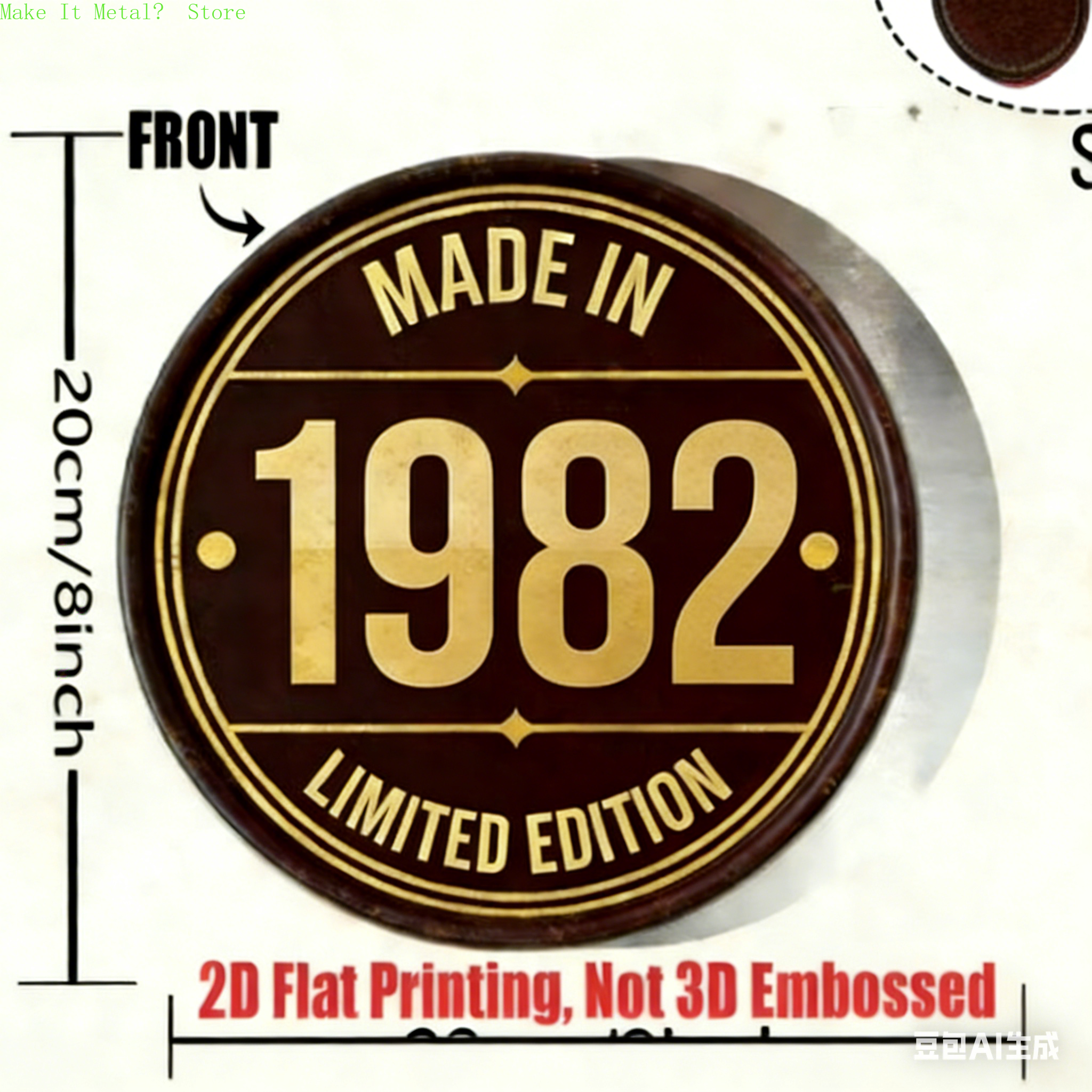 Made in 1971 20cm/8inch 2D Fla – Home Bar Cafe recenzja i cena