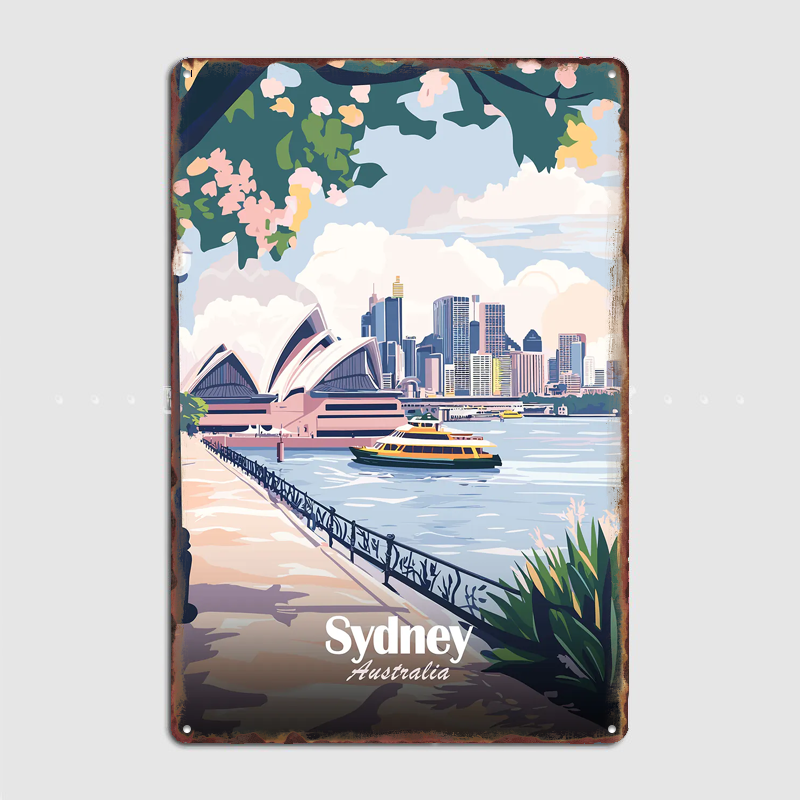 Sydney Australia Travel Poster – Home Bar Sydney recenzja i cena