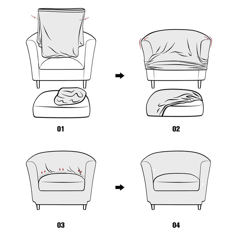 Solid Color Club Armchair Cove – Home Bar Seating recenzja i cena