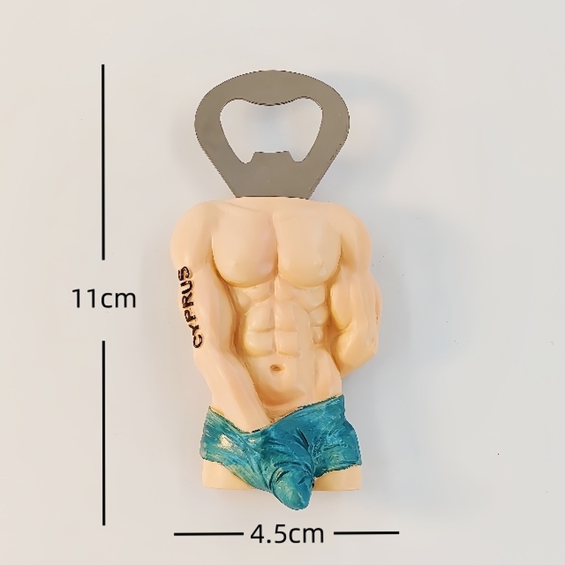 3d Muscle Man Magnetic Bottle  – Home Bar And Fridge recenzja i cena