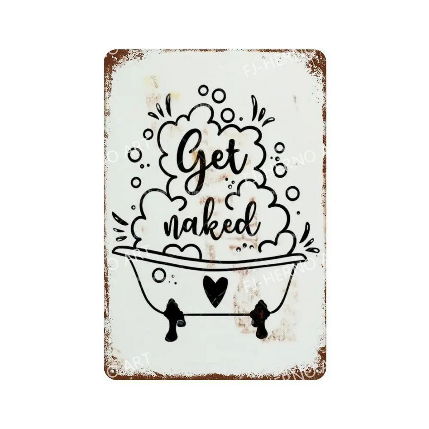 Attention Metal Tin Sign Washi – Home Bar Cafe recenzja i cena