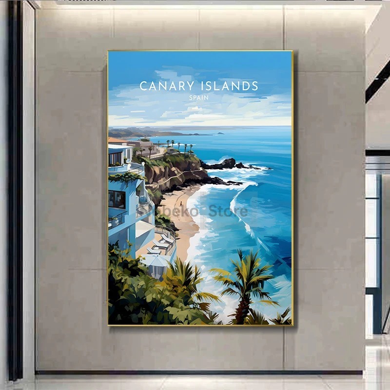 Spain Travel Poster Barcelona  – Home Barcelona recenzja i cena