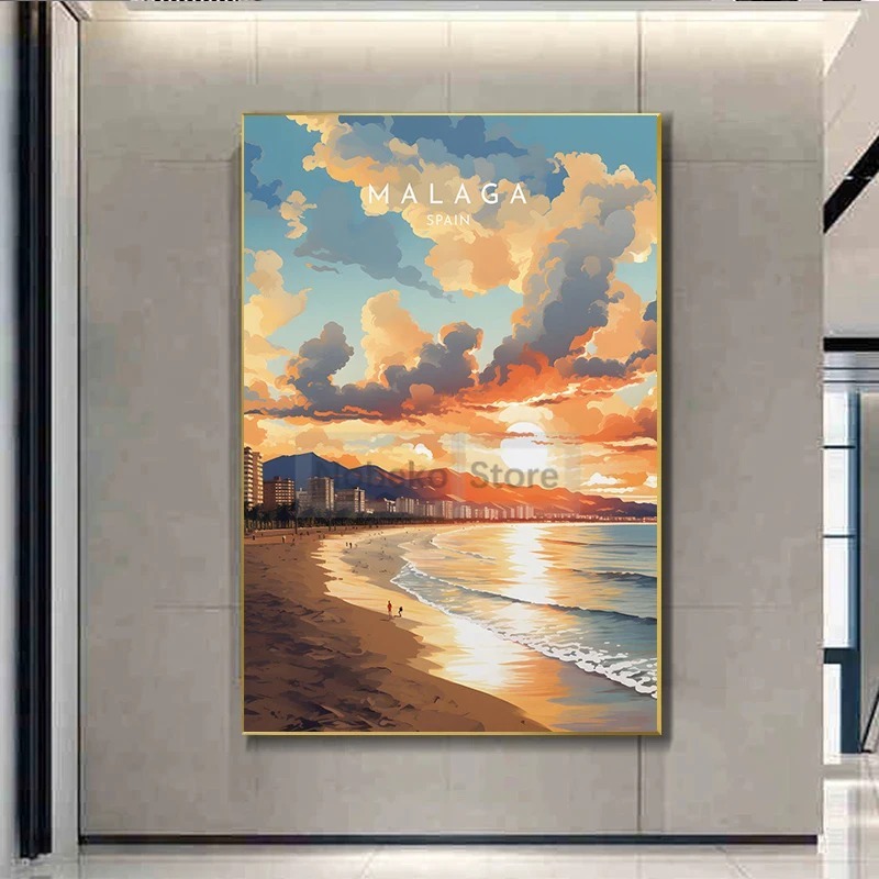 Spain Travel Poster Barcelona  – Home Barcelona recenzja i cena