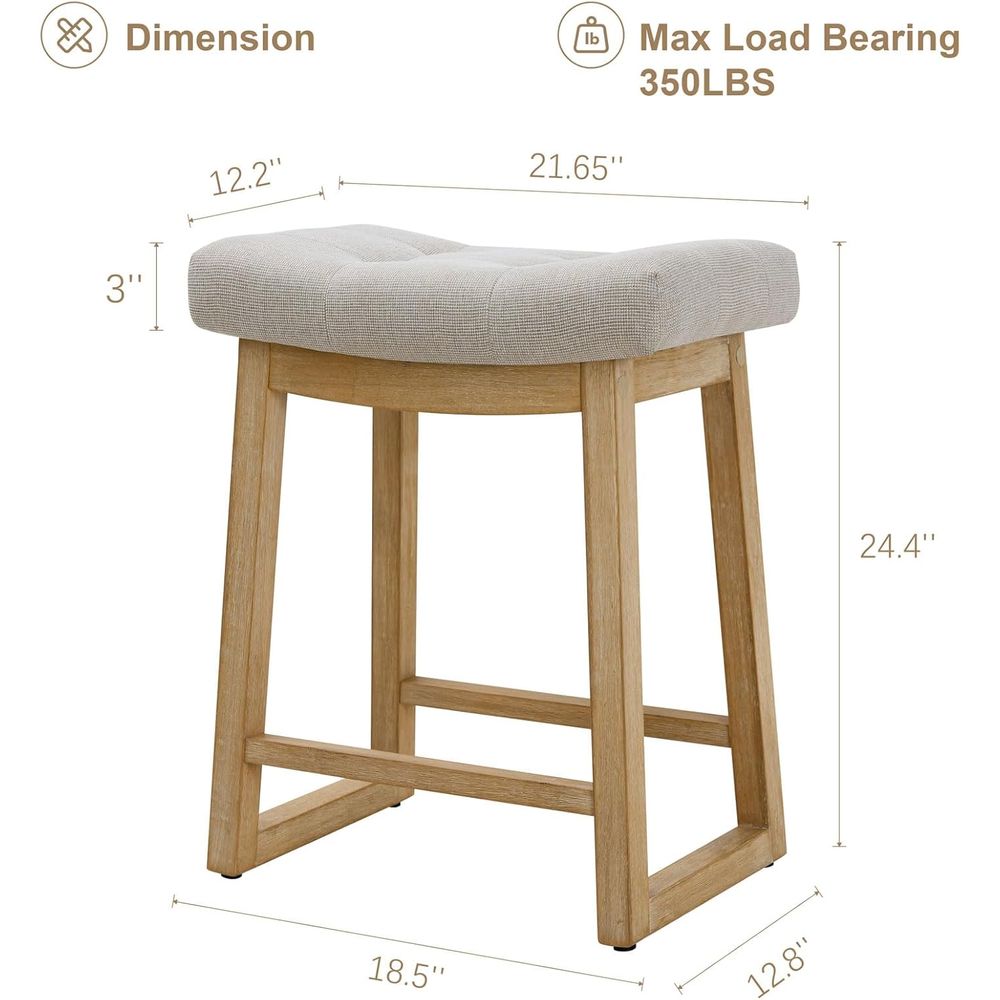 Set of 3, 24 Upholstered Count – Home Bar And Counter recenzja i cena