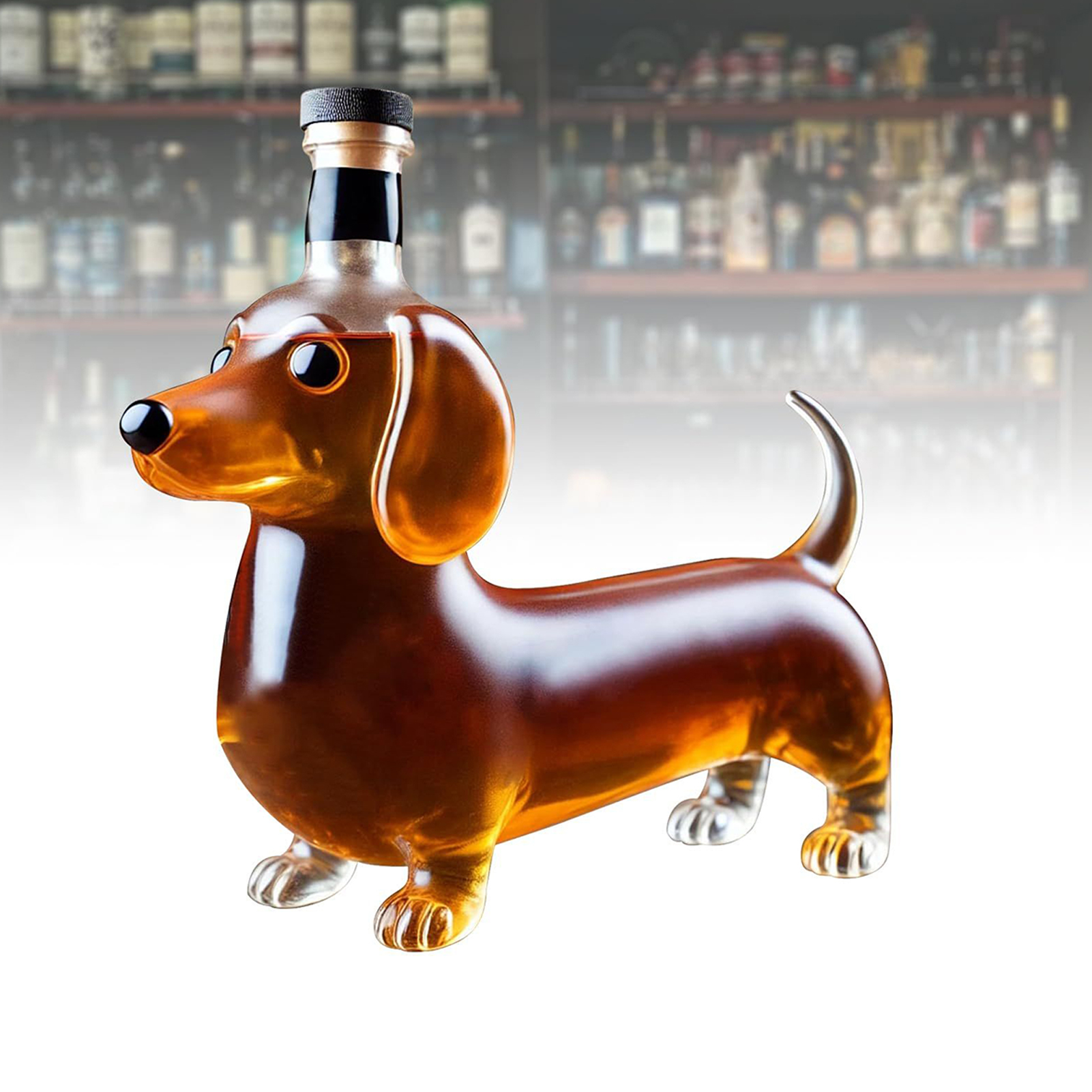Whiskey Glass Liquor Bottle Da – Home Bar Shelves recenzja i cena
