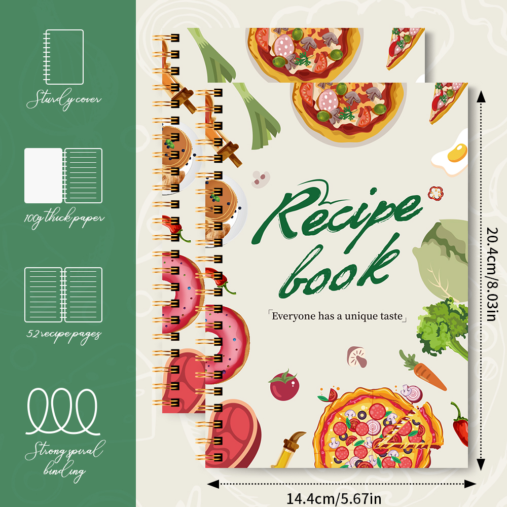 A5 Recipe Book with Full-Color – Cocktail Recipe Book recenzja i cena