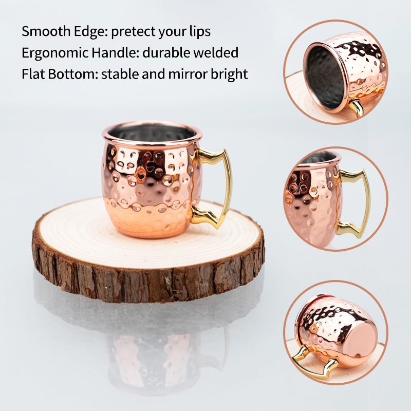 4Pcs 6Pcs 60ml Stainless Steel – Mule Copper Mug recenzja i cena