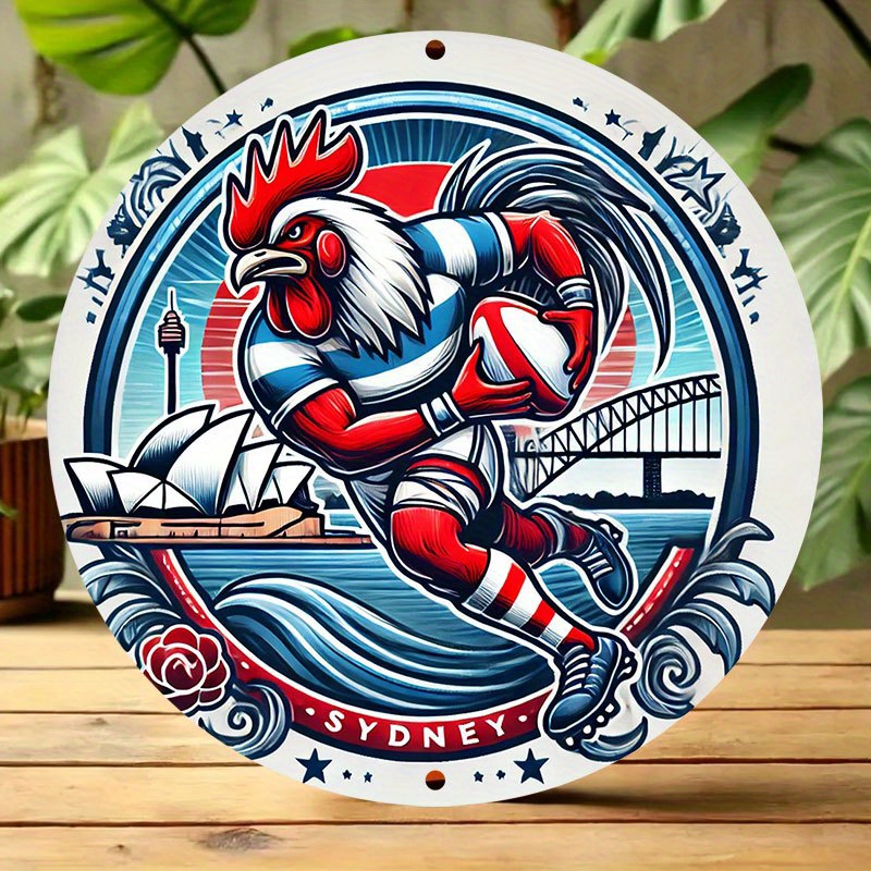A vibrant Sydney Roosters wall – Home Bar Sydney recenzja i cena