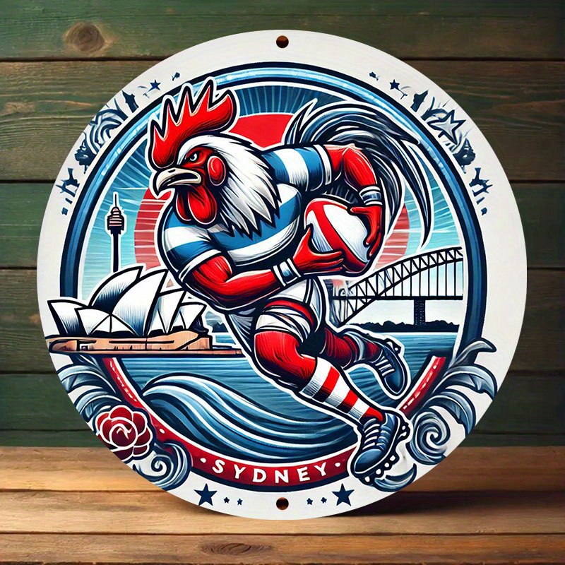 A vibrant Sydney Roosters wall – Home Bar Sydney recenzja i cena