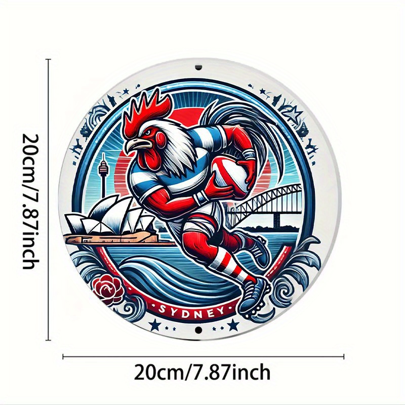 A vibrant Sydney Roosters wall – Home Bar Sydney recenzja i cena