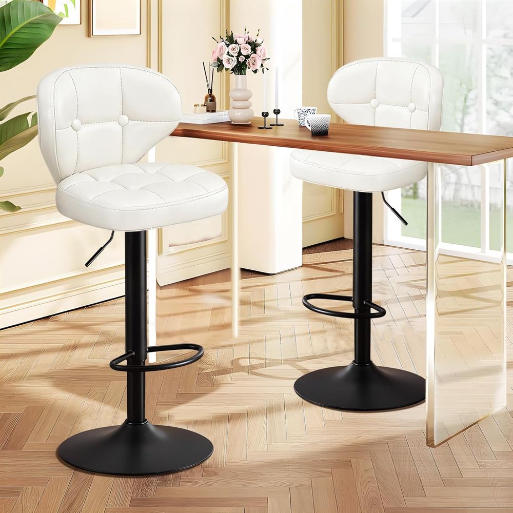 Bar Stools Set o 6, Adjustable – Home Bar And Counter recenzja i cena