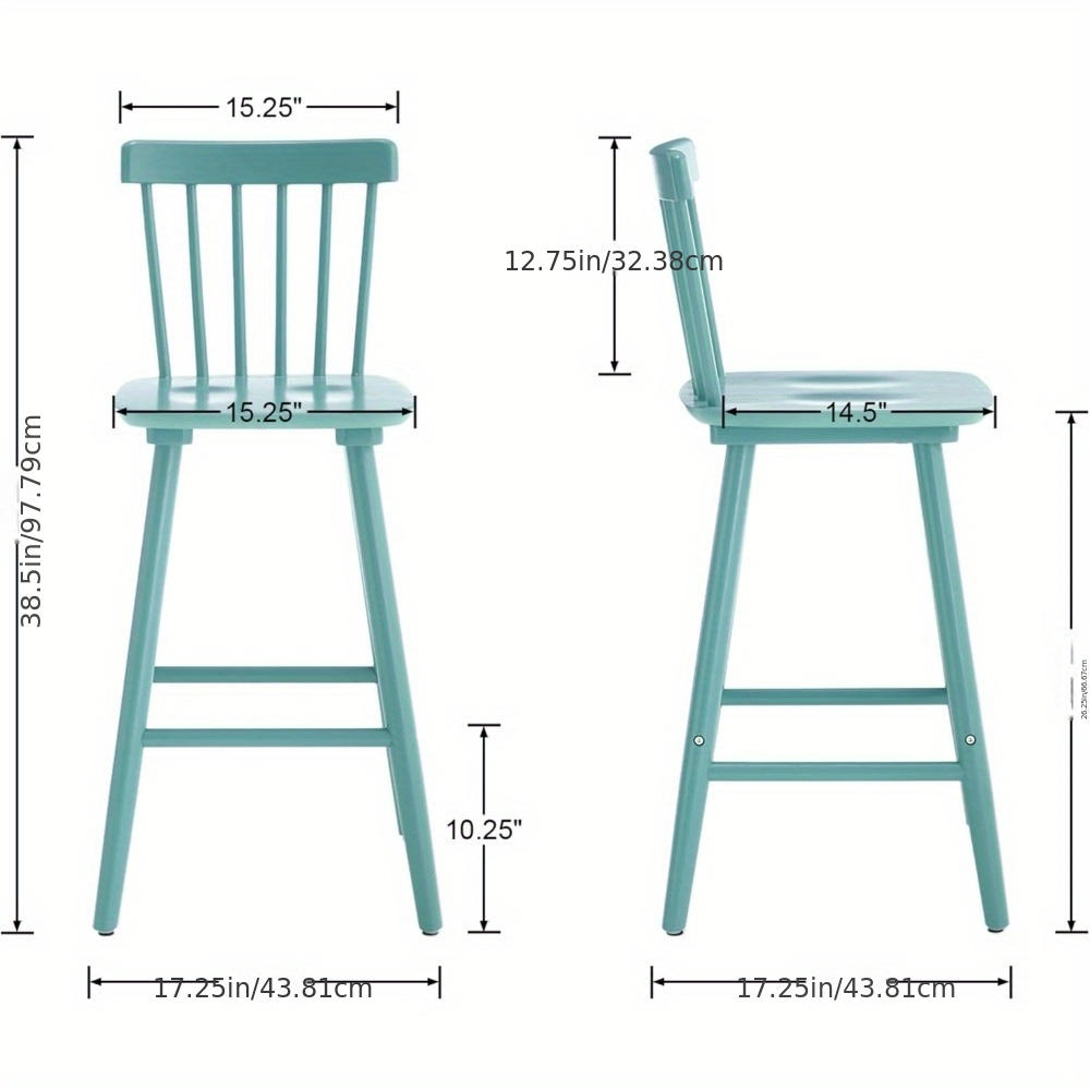 Bar Stools Set of 2, 26 Inch C – Home Bar And Counter recenzja i cena