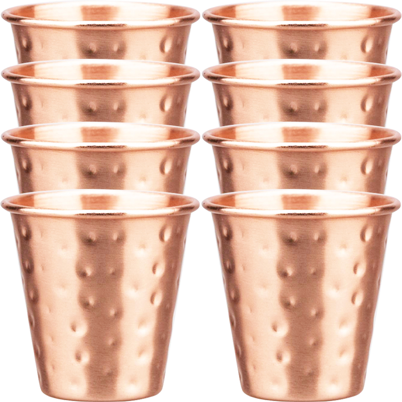6cs 8Pcs New 100% Copper Cups  – Mule Copper Mug recenzja i cena