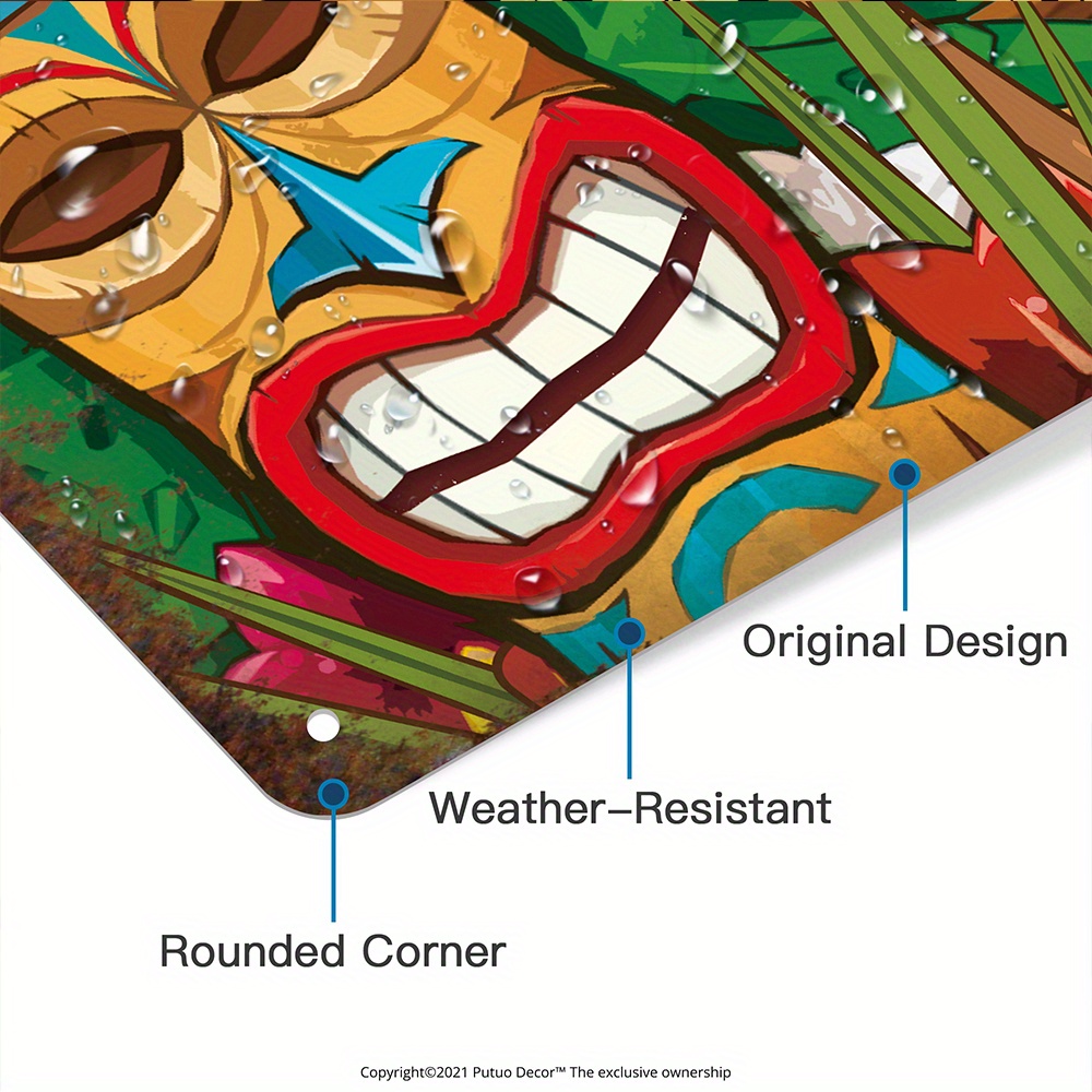 Custom  Decor Tiki Bar Sign, P – Home Bar Accessories recenzja i cena