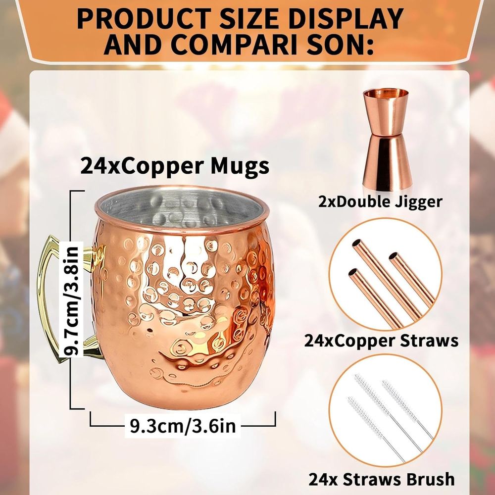 Moscow Mule Copper Mugs- Set o – Mule Copper Mug recenzja i cena