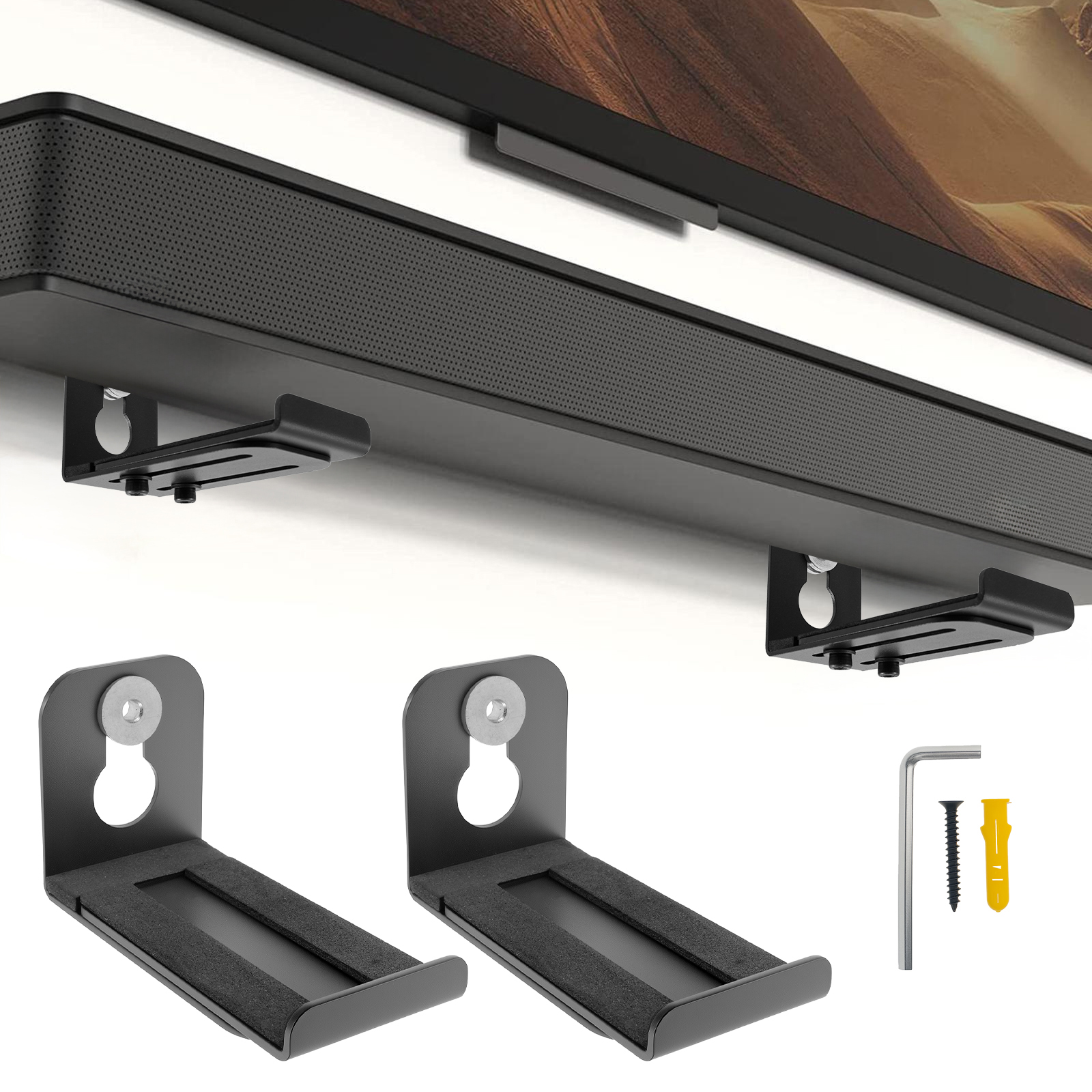 2Pcs Soundbar Speaker Stands W – Home Bar Accessories recenzja i cena