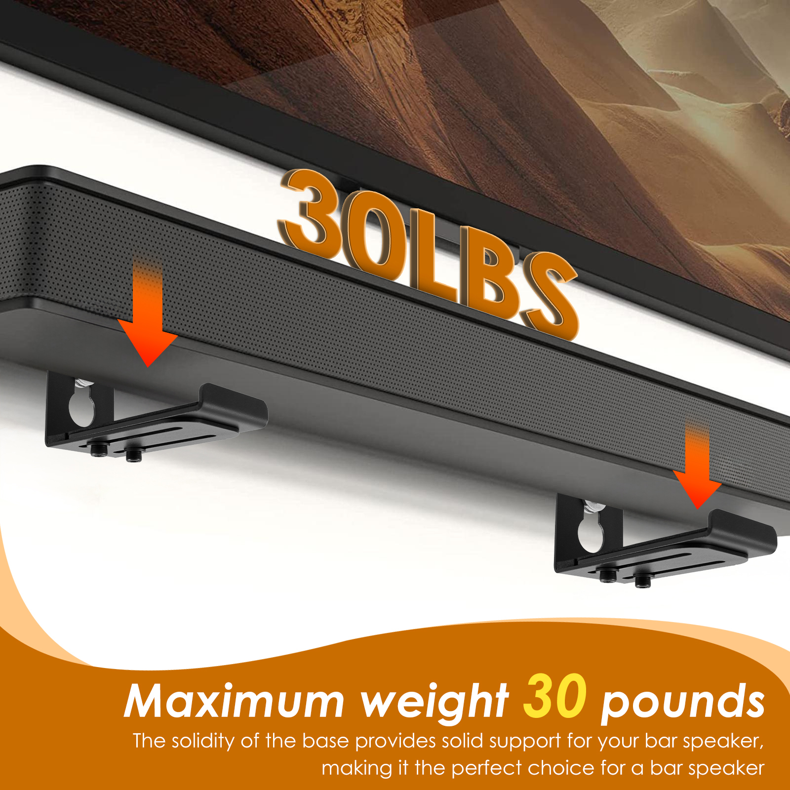 2Pcs Soundbar Speaker Stands W – Home Bar Accessories recenzja i cena