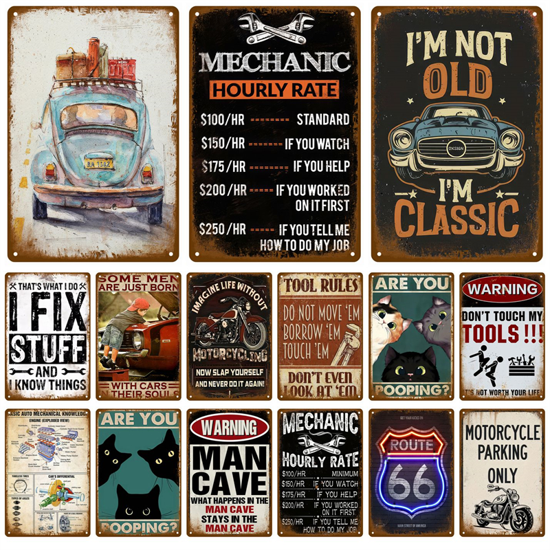 Vintage Metal Plate Tin Sign P – Home Bar Accessories recenzja i cena