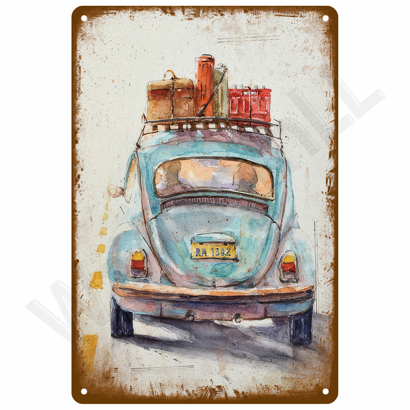 Vintage Metal Plate Tin Sign P – Home Bar Accessories recenzja i cena