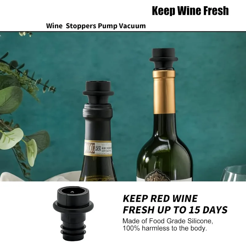 Wine Saver Vacuum Stoppers,Vac – Speed Pourer Cap recenzja i cena
