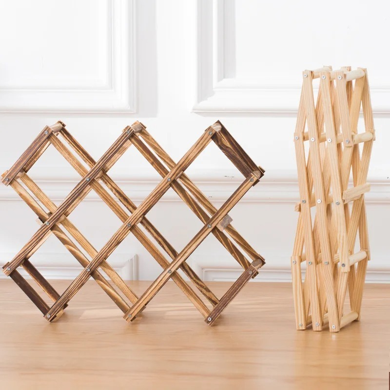 Stackable Wine Storage Shelves – Home Bar Shelves recenzja i cena