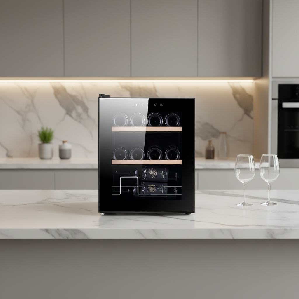 Mini bar Cooler Fridge Red Win – Home Bar And Fridge recenzja i cena