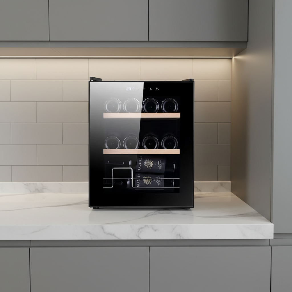 Mini bar Cooler Fridge Red Win – Home Bar And Fridge recenzja i cena