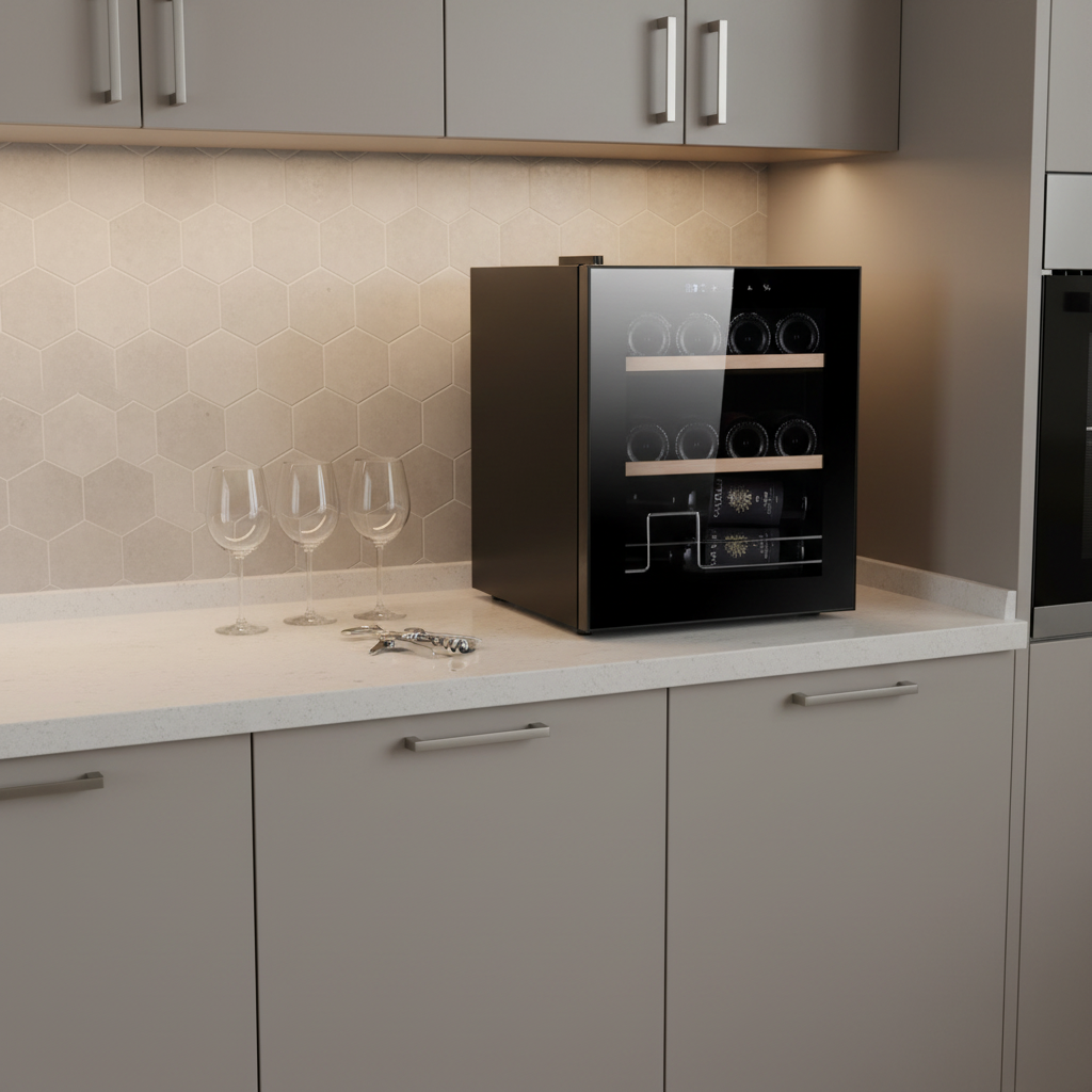 Mini bar Cooler Fridge Red Win – Home Bar And Fridge recenzja i cena