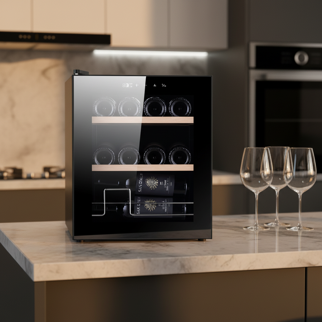 Mini bar Cooler Fridge Red Win – Home Bar And Fridge recenzja i cena