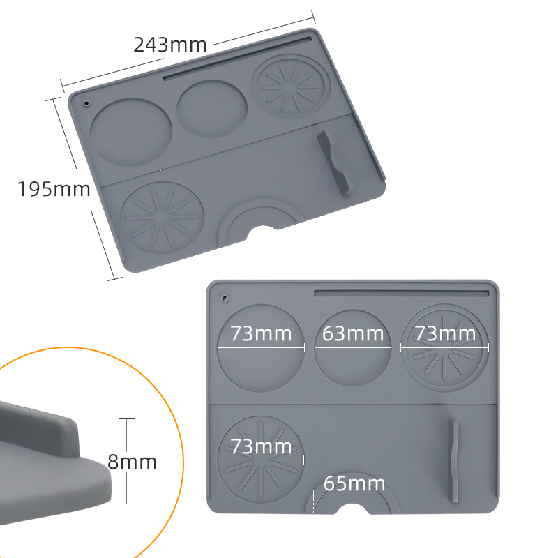 Coffee Tamper Mat Espresso Por – Bar Mat Rubber recenzja i cena