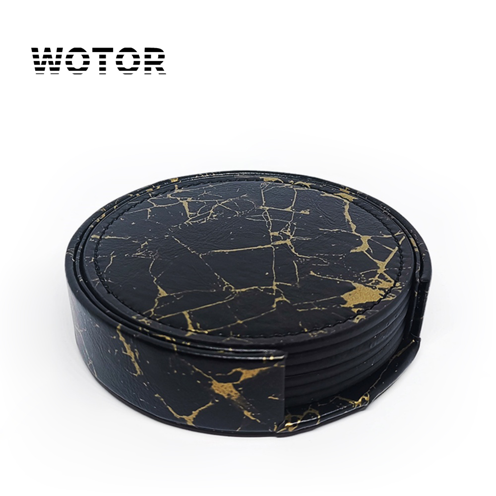 WOTOR 6PCS Stone Grain Leather – Home Bar And Counter recenzja i cena