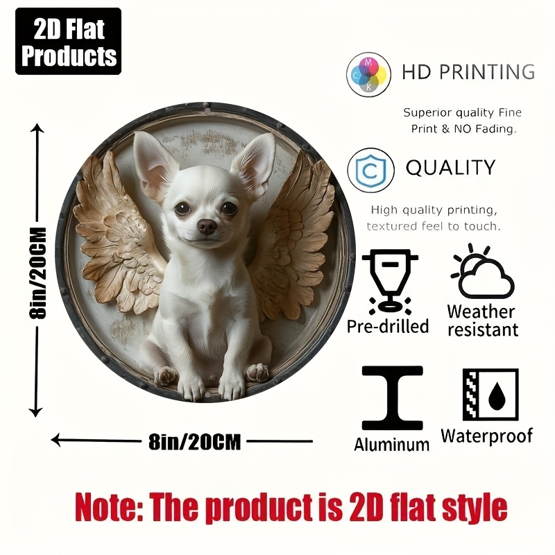 2D Flat, 1pc, Chihuahua Theme, – Home Bar And Coffee recenzja i cena