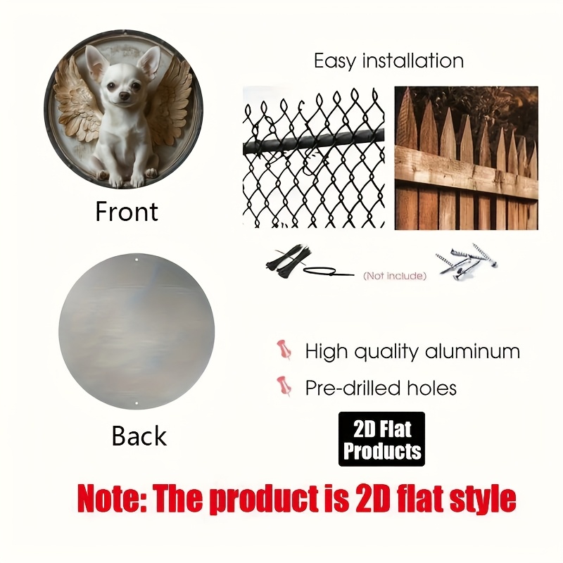 2D Flat, 1pc, Chihuahua Theme, – Home Bar And Coffee recenzja i cena