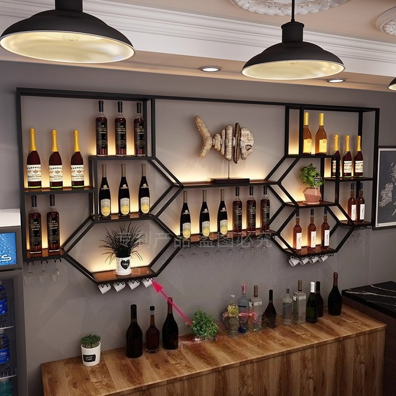 Metal Shelves Wine Cabinet Liv – Home Bar Shelves recenzja i cena