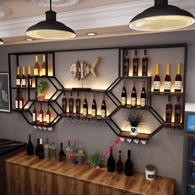 Metal Shelves Wine Cabinet Liv – Home Bar Shelves recenzja i cena