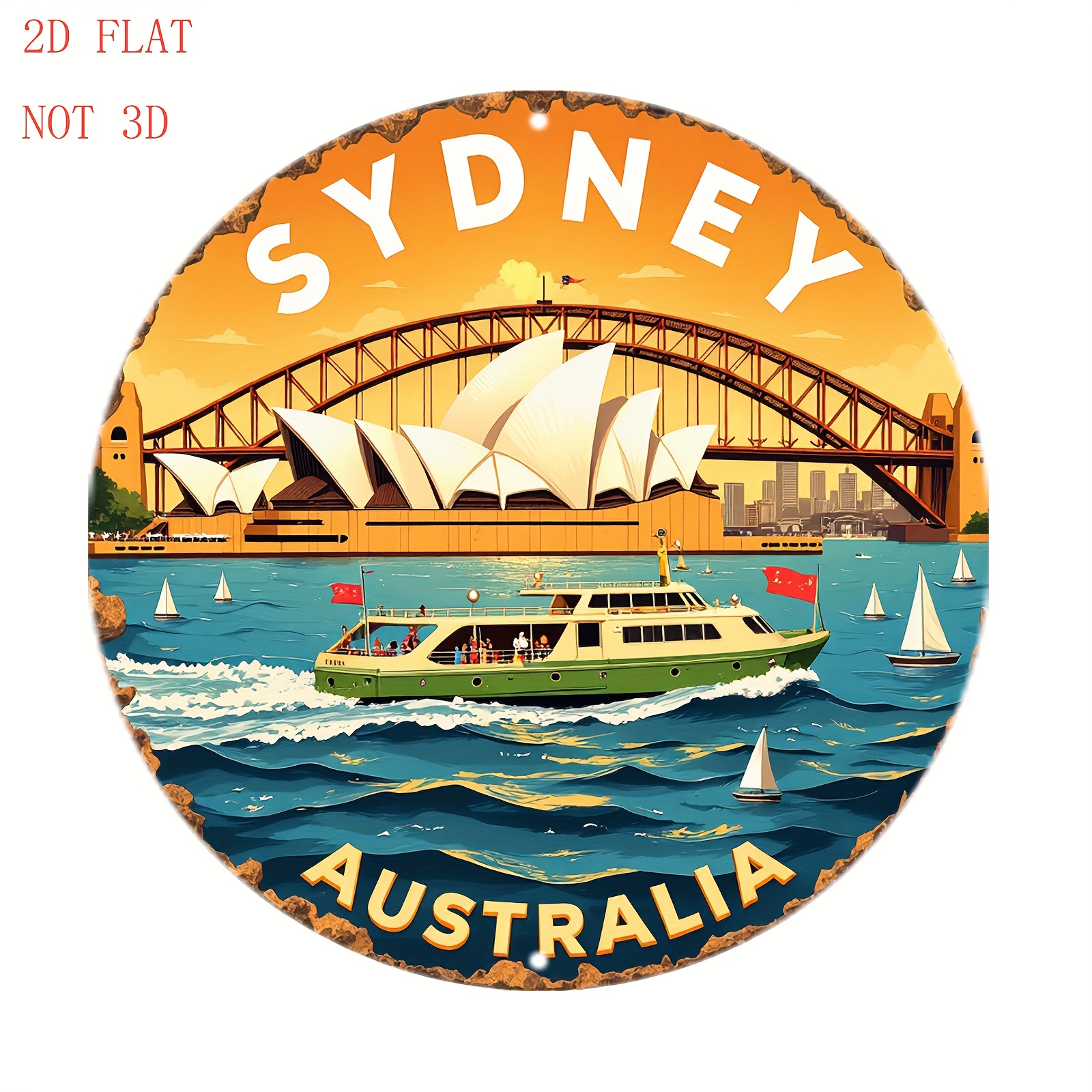2D Metal Sign Sydney Australia – Home Bar Sydney recenzja i cena