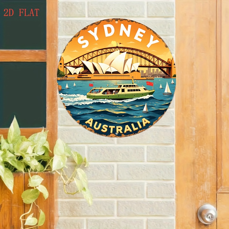 2D Metal Sign Sydney Australia – Home Bar Sydney recenzja i cena
