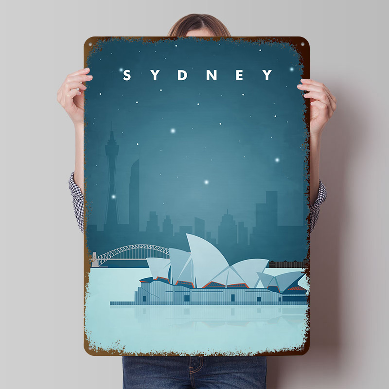Sydney Travel Poster Customize – Home Bar Sydney recenzja i cena
