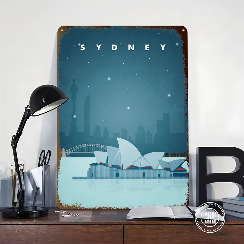 Sydney Travel Poster Customize – Home Bar Sydney recenzja i cena
