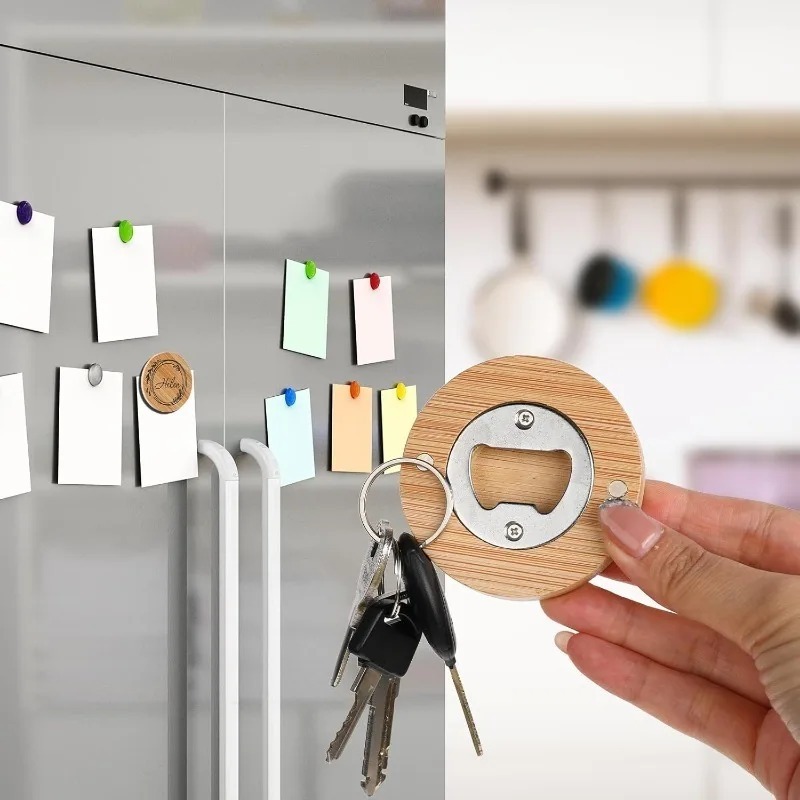 10/1pcs Magnetic Bamboo Bottle – Home Bar And Fridge recenzja i cena