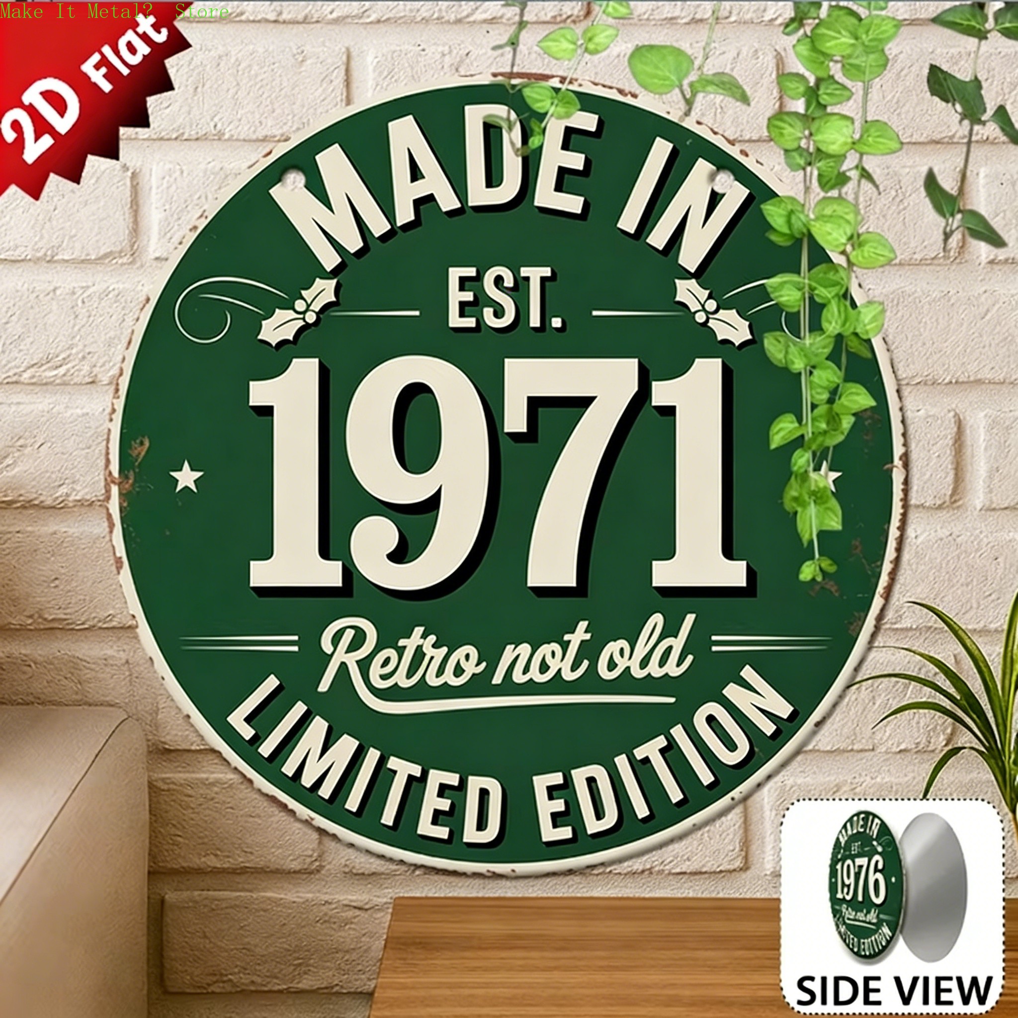 Made in 1976 Retro Not Old 2D  – Home Bar Accessories recenzja i cena