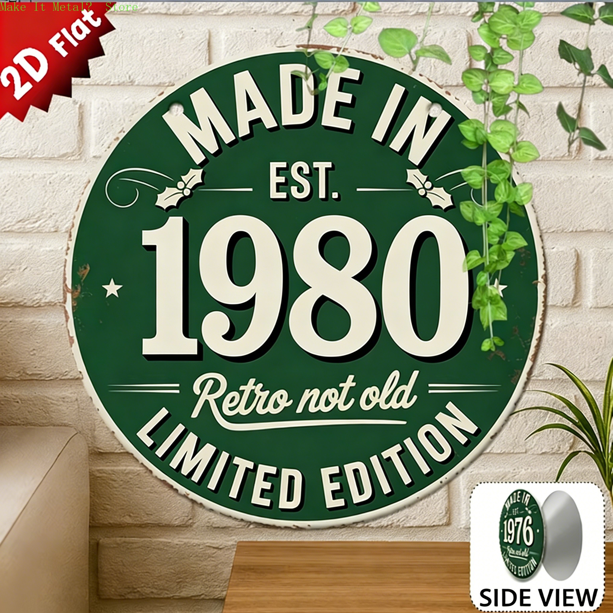 Made in 1976 Retro Not Old 2D  – Home Bar Accessories recenzja i cena